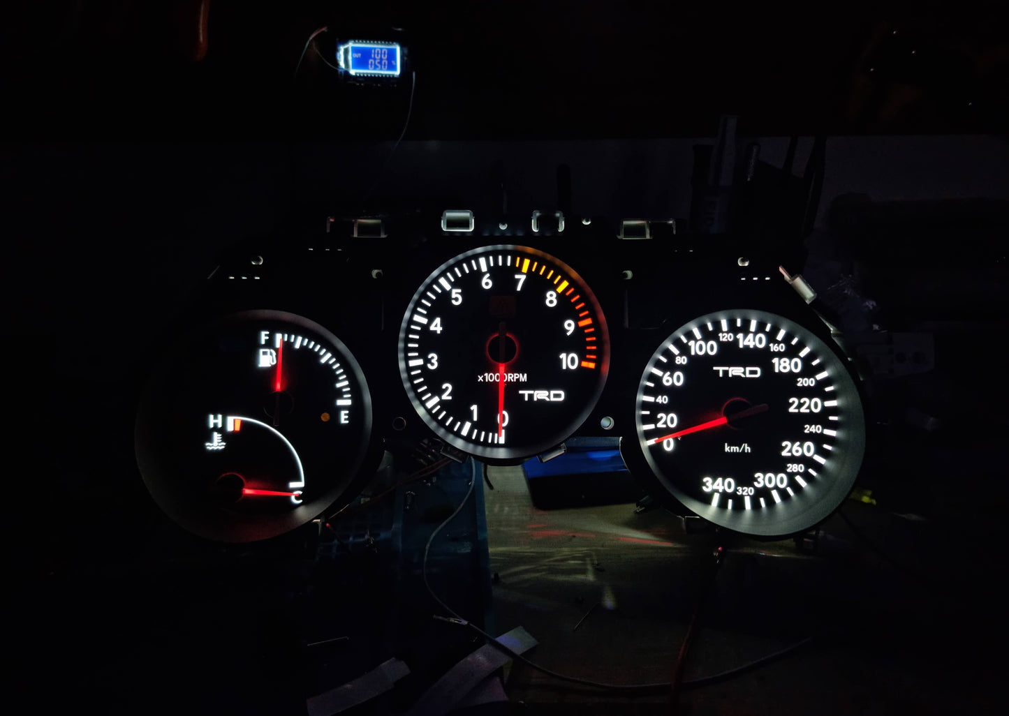 JP Ledworx - S1 Gauge Face & LED Kit - LHD