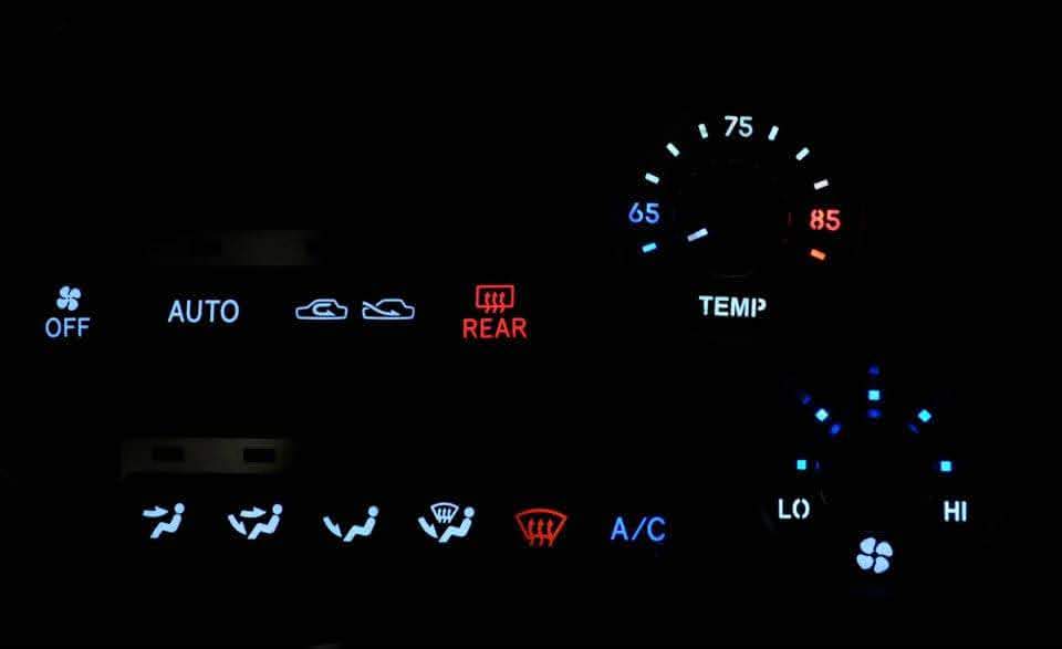 MK4 Supra HVAC LED Upgrade Service
