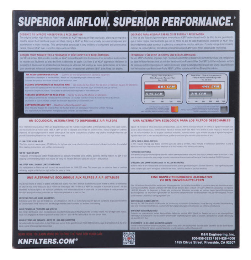 K&N - IS/GS OEM Replacement Air Filter