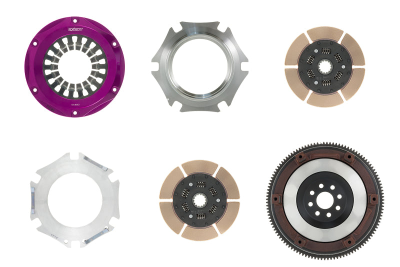 Exedy - MKIV Supra Turbo Hyper Twin Cerametallic Clutch - Sprung Center Disc