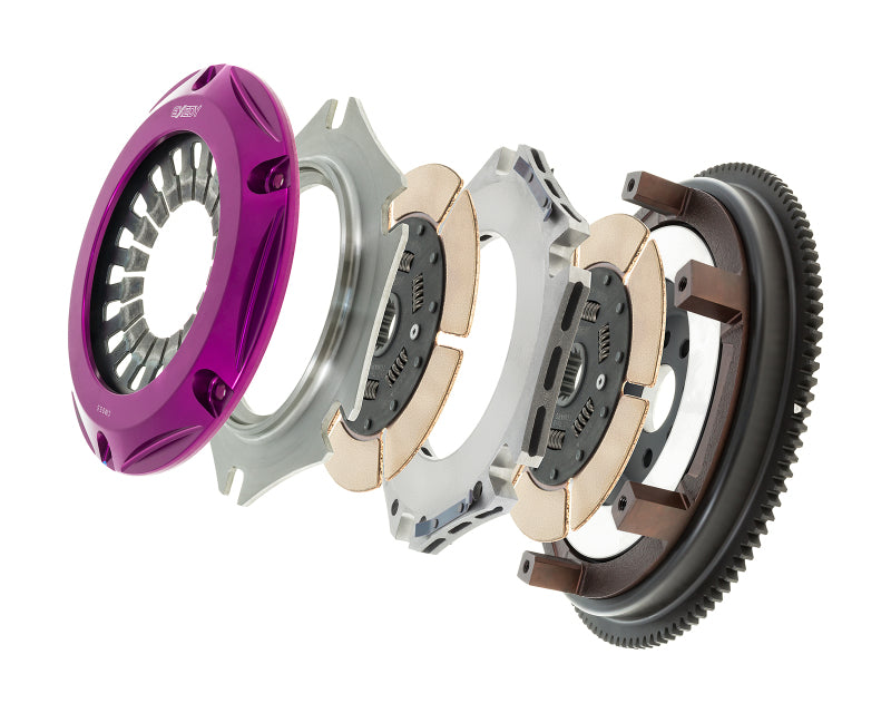 Exedy - MKIV Supra Turbo Hyper Twin Cerametallic Clutch - Sprung Center Disc