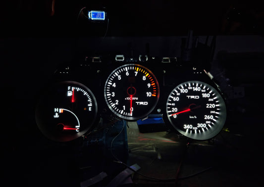 JP Ledworx - S1 Gauge Face & LED Kit - LHD